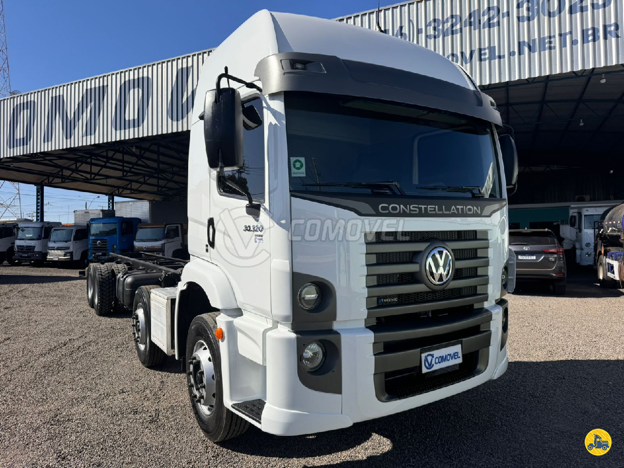 CAMINHAO VOLKSWAGEN VW 31320 Chassis BiTruck 8x2 Comovel Comercial Montealtense de Veículos MONTE ALTO SÃO PAULO SP